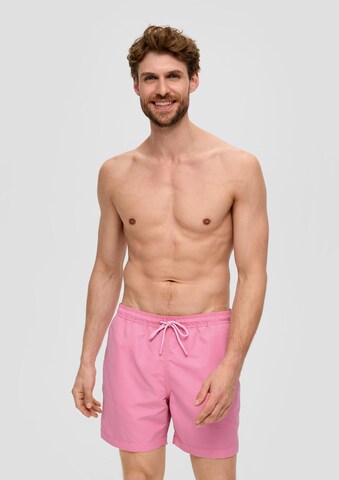 s.Oliver Swim Trunks in Pink