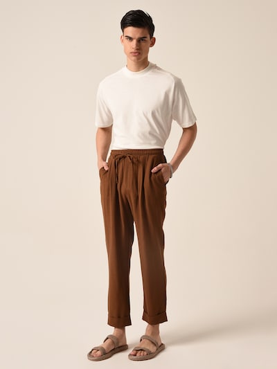 Antioch Pantalon en marron, Vue avec produit