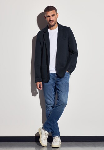 Street One MEN Regular Fit Sakko 'Scuba' in Blau
