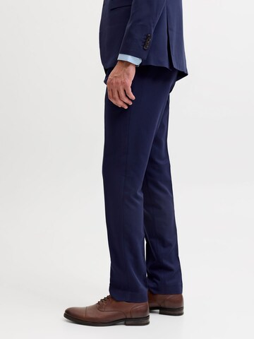 JACK & JONES Slim fit Pleated Pants 'JJFranco' in Blue