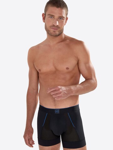 HOM Sportondergoed ' Sports Lab Boxer Briefs ' in Zwart: voorkant