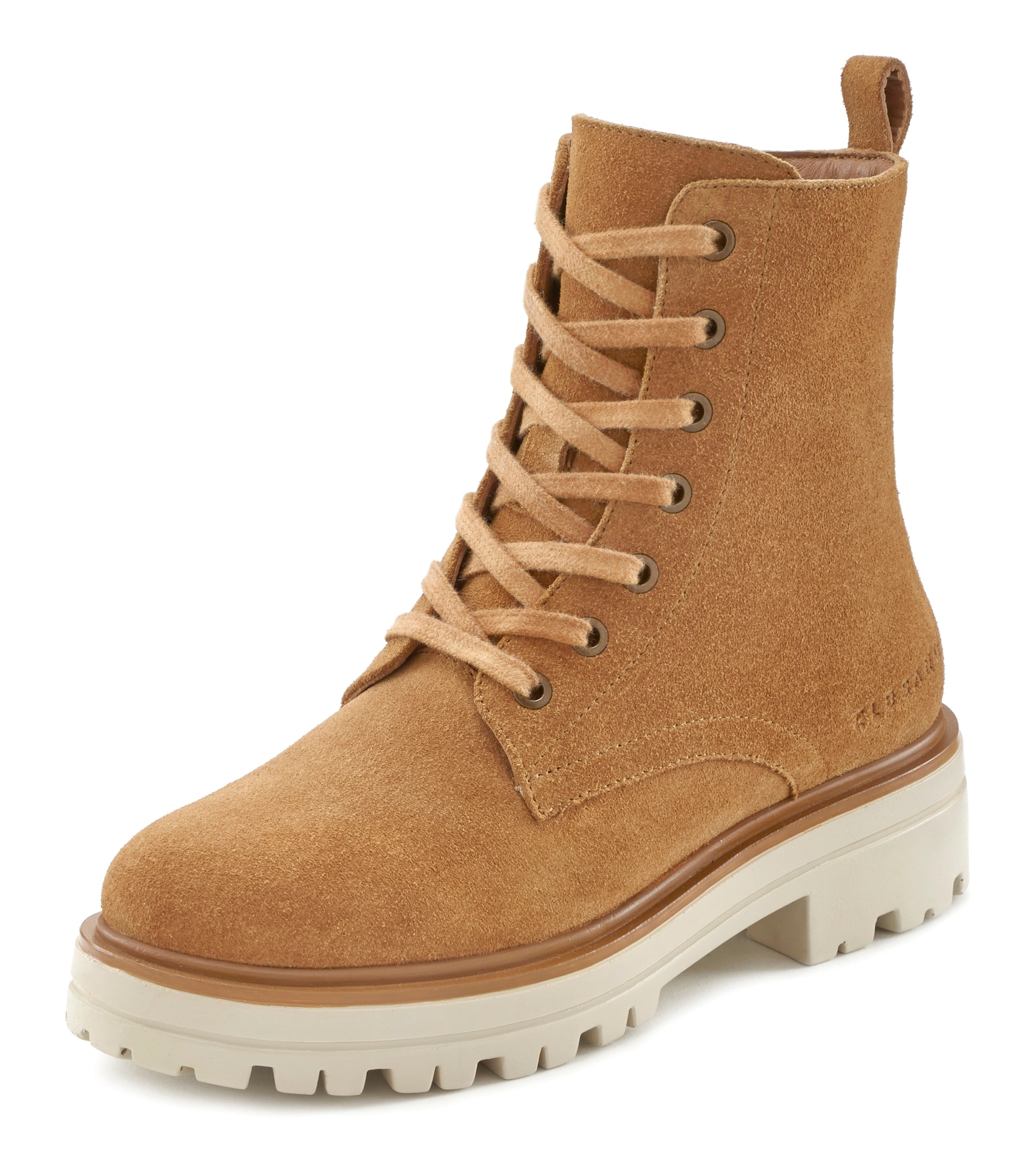 Elbsand Μποτάκι με κορδόνια σε καφέ: μπροστά