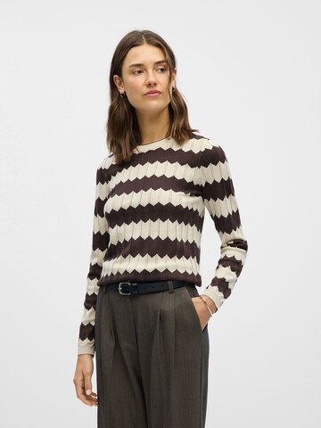 OBJECT Trui 'OBJebba' in Beige: voorkant