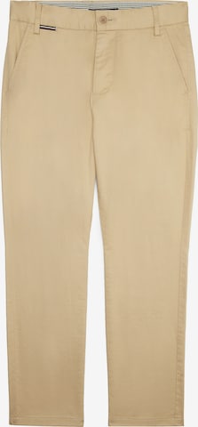 Coupe slim Pantalon TOMMY HILFIGER en beige : devant