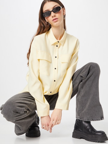 Moves Blouse 'Carta' in Yellow