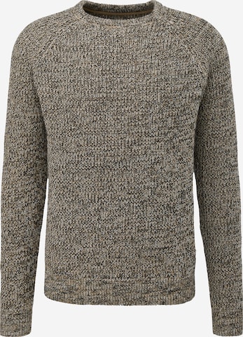 Pull-over QS en marron : devant