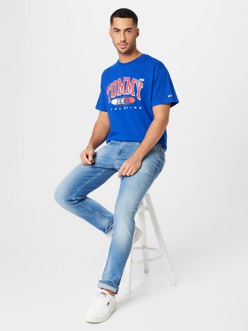 T-Shirt 'Essential' Tommy Jeans en bleu