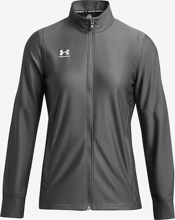 UNDER ARMOUR Athletic Jacket ' Challenger Track ' in Grey: front
