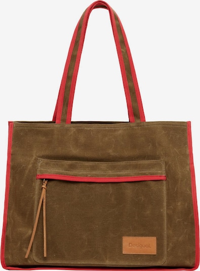 Plase de cumpărături Desigual pe maro / corai, Vizualizare produs