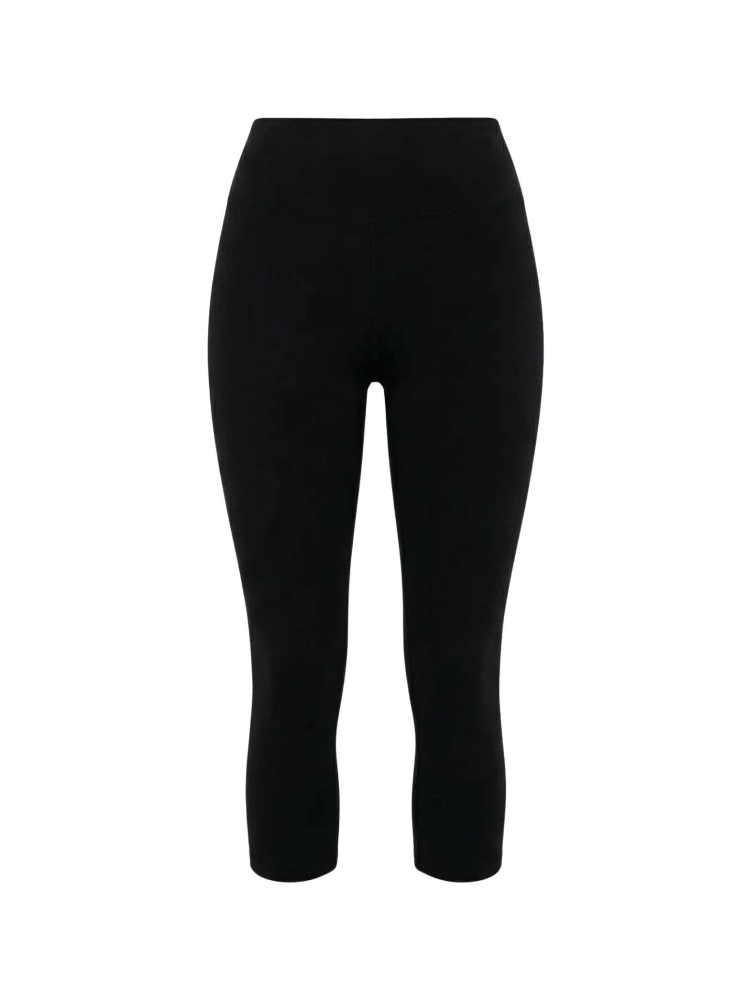 YO-GAYA Skinny Leggings in Zwart: voorkant