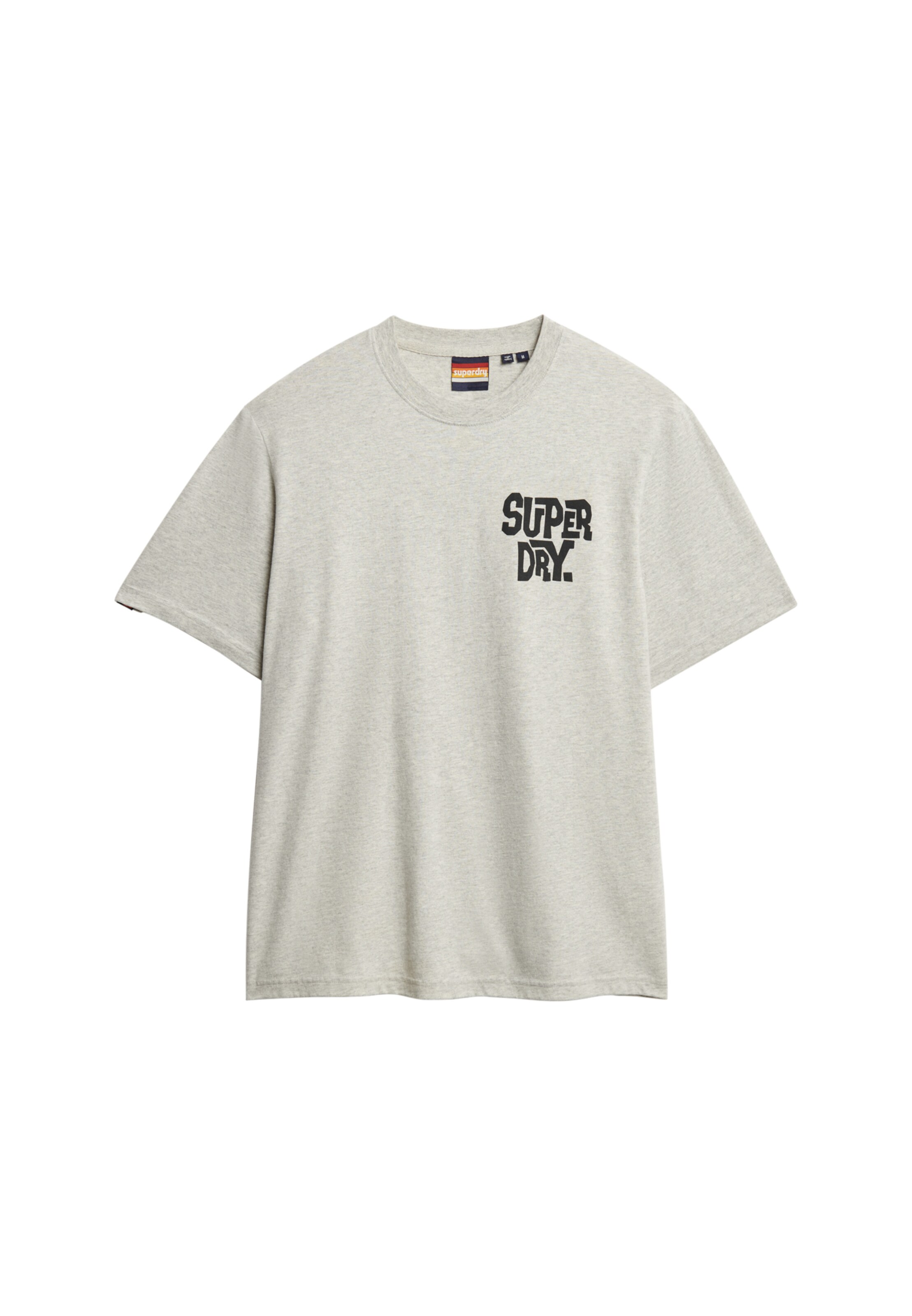 T-Shirt 'Outdoor Narrative' Superdry en gris : devant