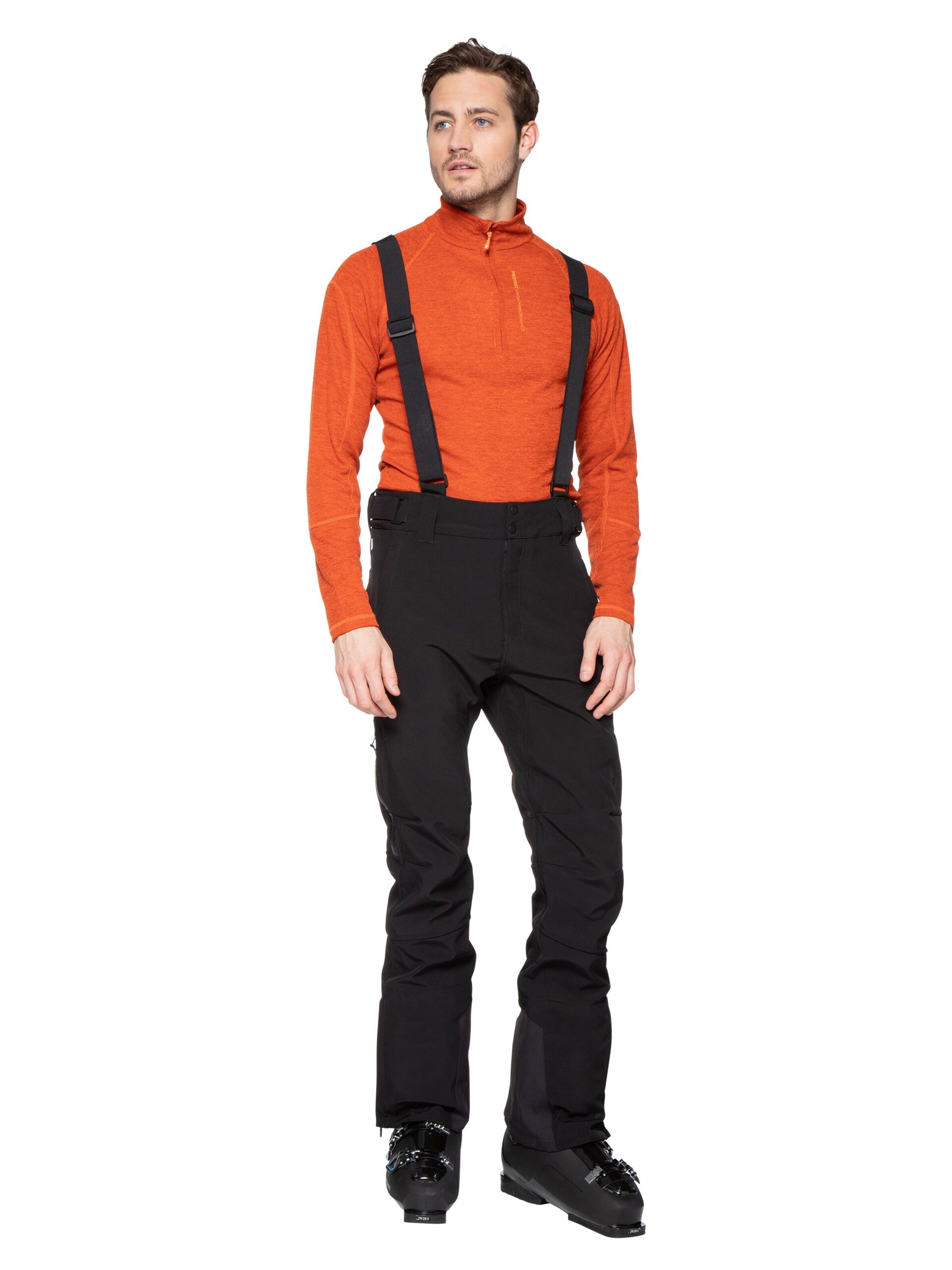 PROTEST Regular Workout Pants 'OWENY' in Black: front