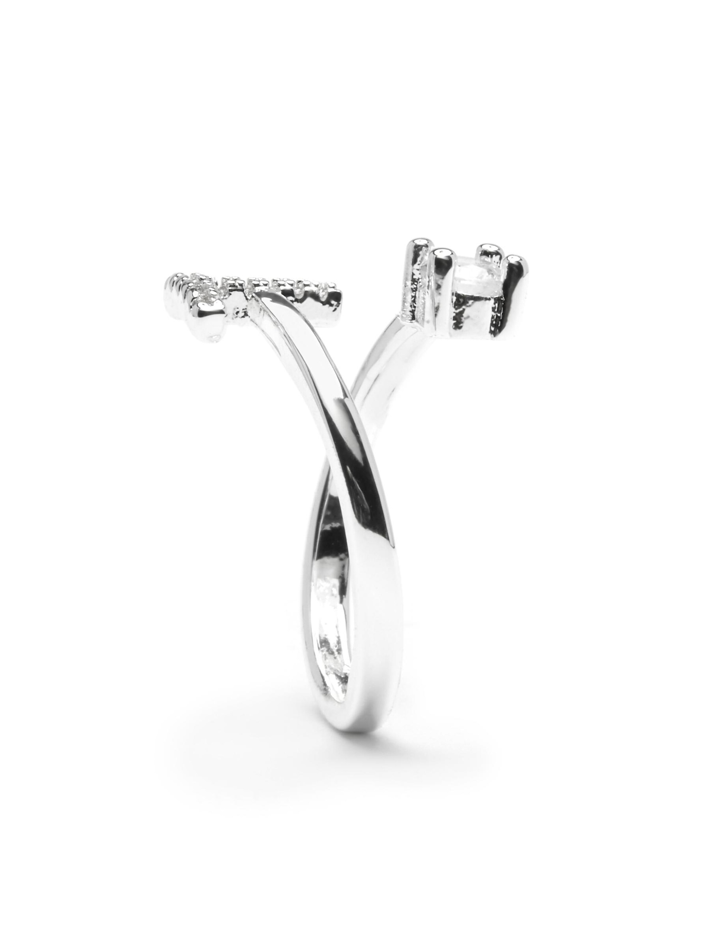 Bague 'Alphabet T' Luxenter en argent