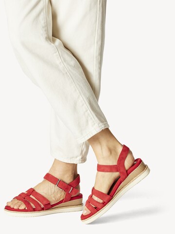 Sandales TAMARIS en rouge