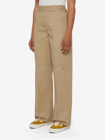 Regular Pantalon à plis DICKIES en beige