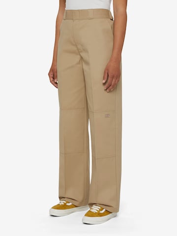 Regular Pantalon à plis DICKIES en beige
