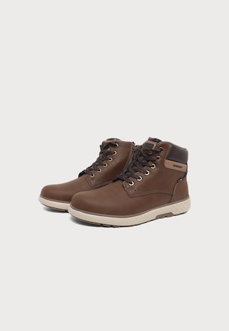 MARCO TOZZI Lace-Up Boots in Brown