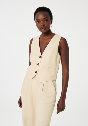 Fabienne Chapot Bodywarmer in Beige: voorkant