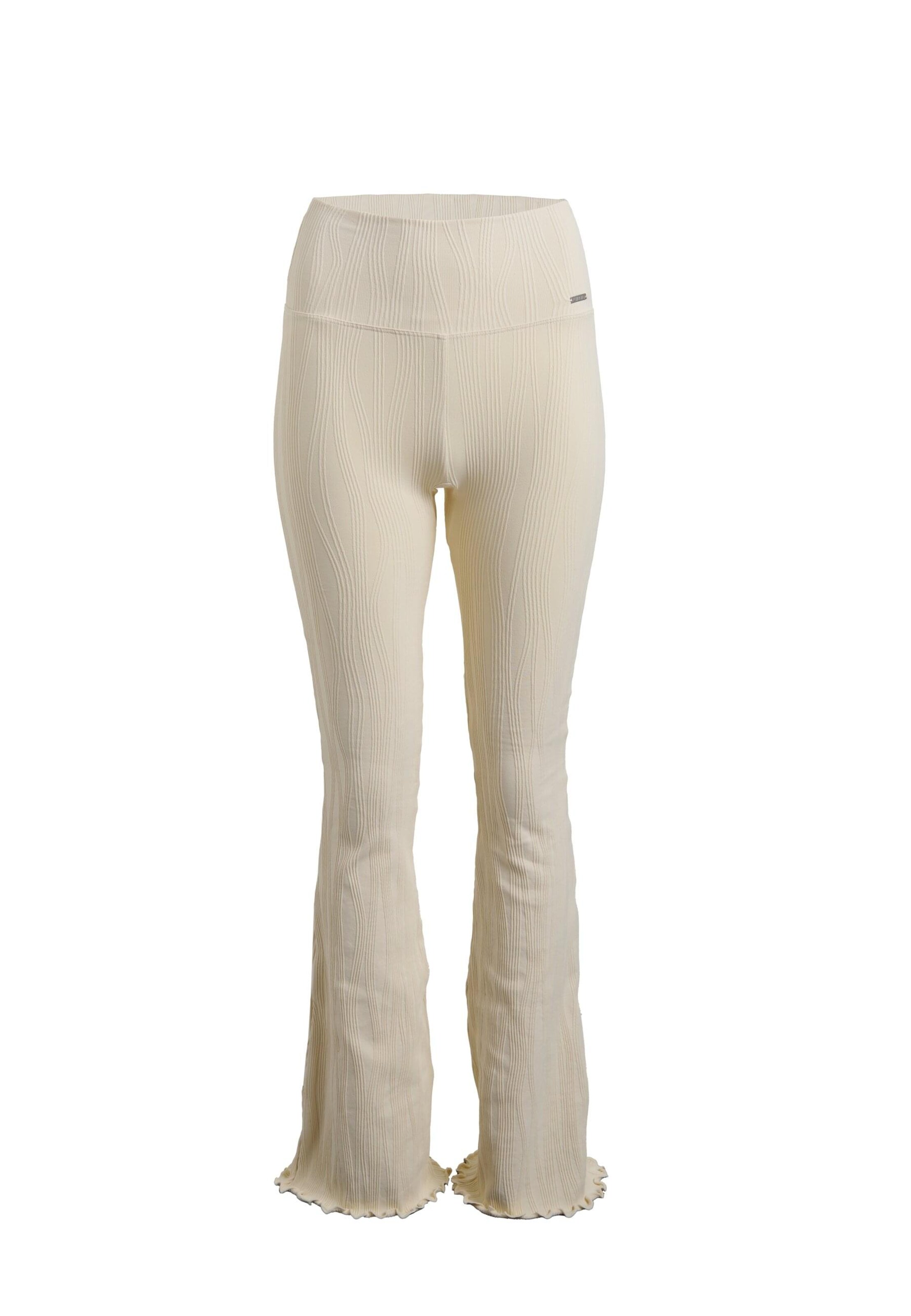 Aim'n Flared Hose in Weiß: Vorderseite