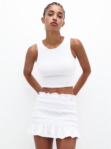 Pull&Bear Hame värissä valkoinen: etupuoli