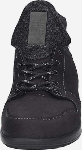 Finn Comfort Lace-Up Ankle Boots in Black