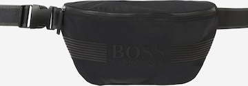 BOSS - Bolsa de cintura 'Pixel' em preto: frente