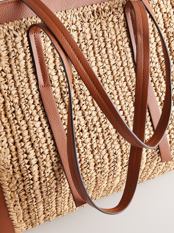 Next Shoppingväska i beige