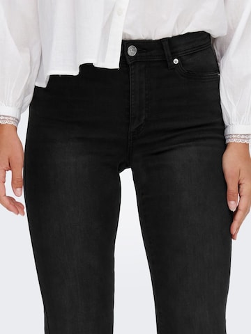 ONLY Flared Jeans 'Wauw' in Zwart