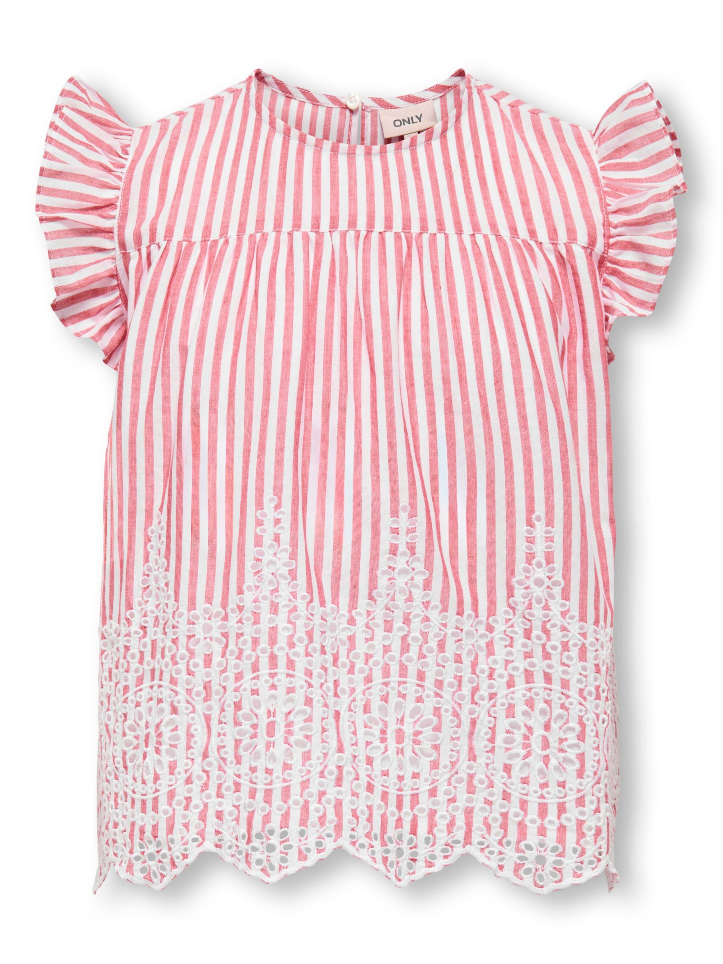 ONLY GIRLS Bluse 'KOGBONDI' i rød: forside