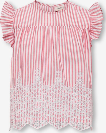 ONLY GIRLS Bluse 'KOGBONDI' i rød: forside