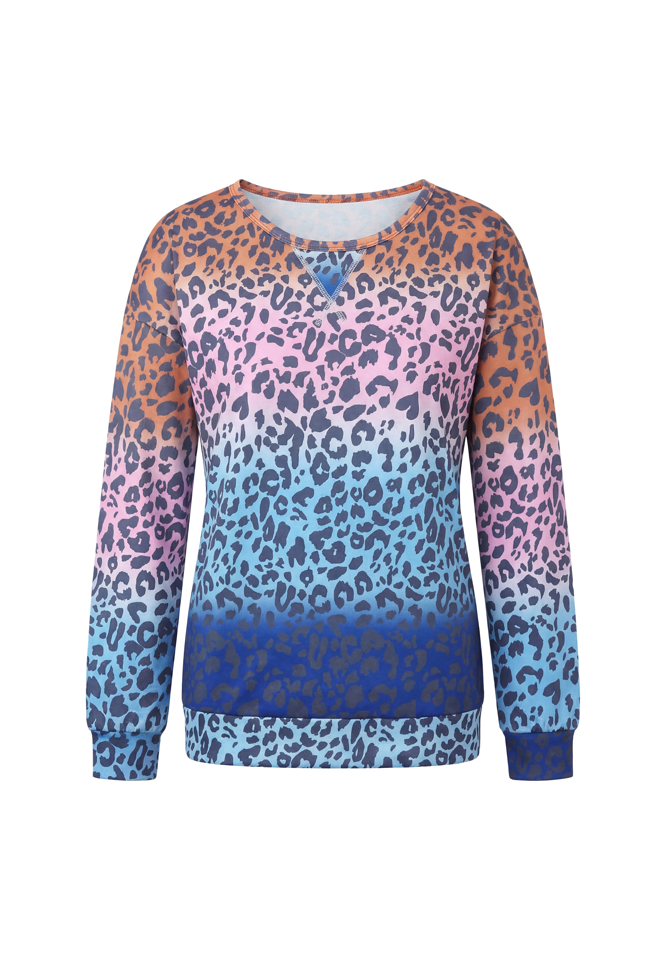 faina - Sudadera en azul: frente