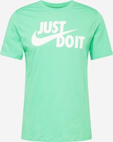 Nike Sportswear Футболка 'Swoosh' в Зеленый: спереди