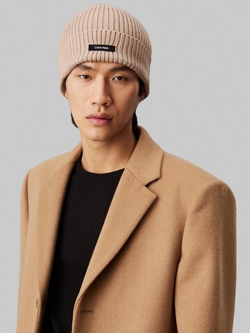 Bonnet 'Classic' Calvin Klein en beige