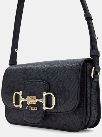 GUESS - Mala de ombro 'JANIE' em preto