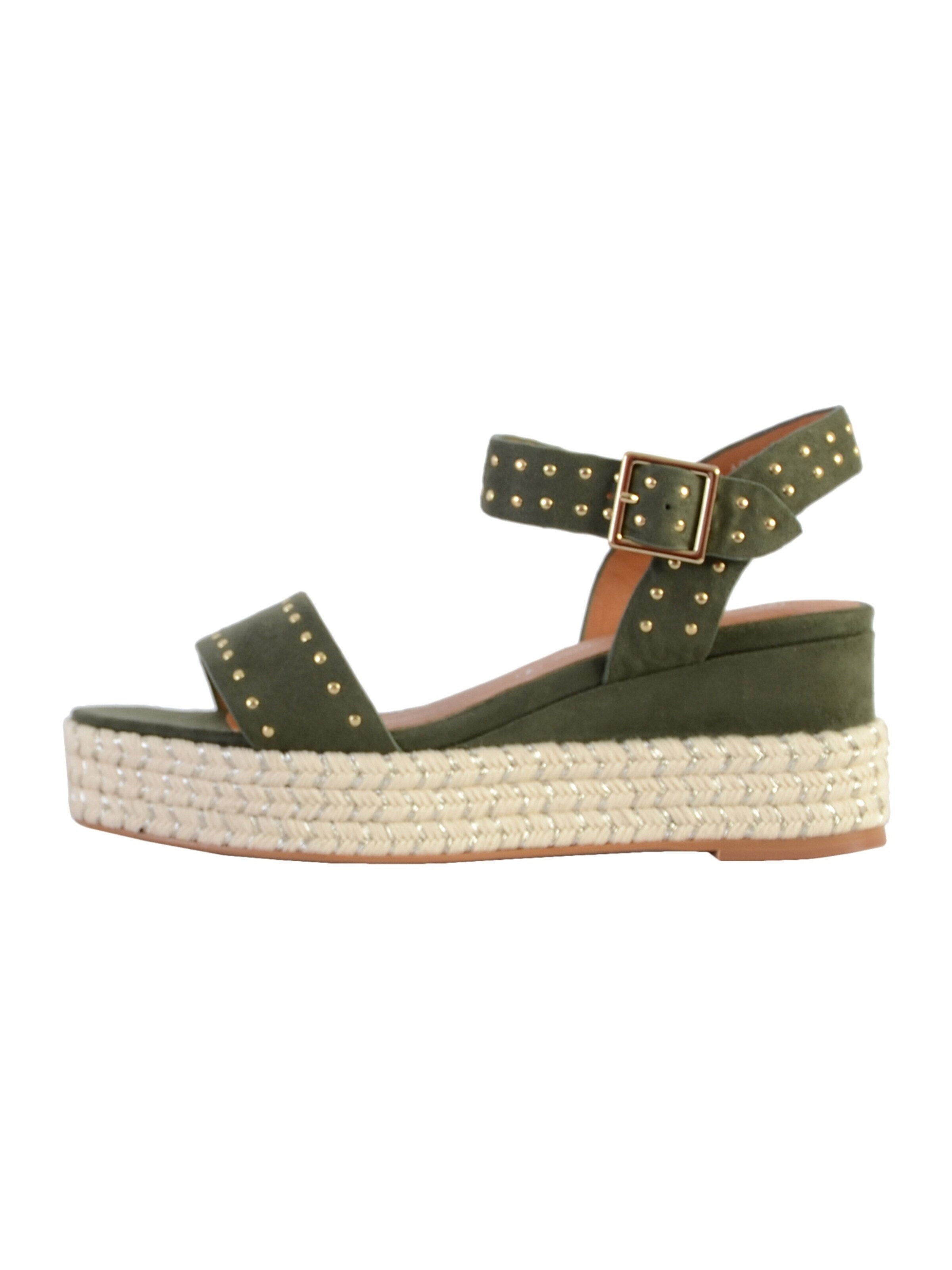 The Divine Factory - Sandalias en verde: frente
