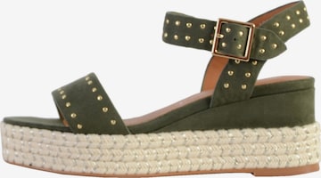 The Divine Factory - Sandalias en verde: frente