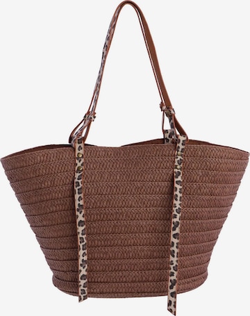 Amichi - Bolsa de playa 'Soleil' en beige: frente