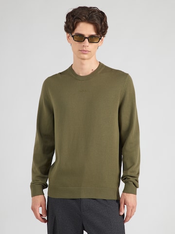 Pull-over 'San Cassius-C2' HUGO en vert : devant