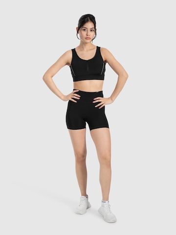 Smilodox Slimfit Sportbroek ' Lavina ' in Zwart