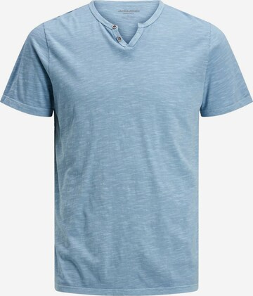 T-Shirt 'Split' JACK & JONES en bleu : devant