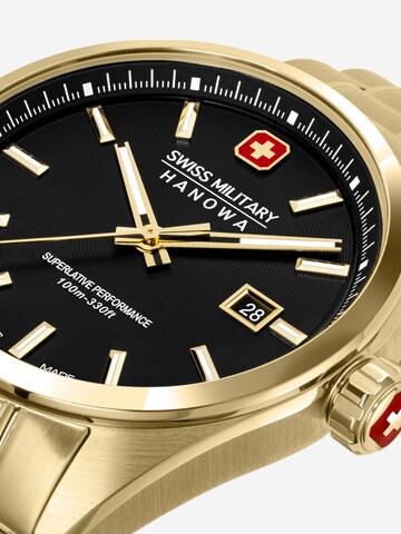 SWISS MILITARY HANOWA Analog watch 'Pioneer' in Gold