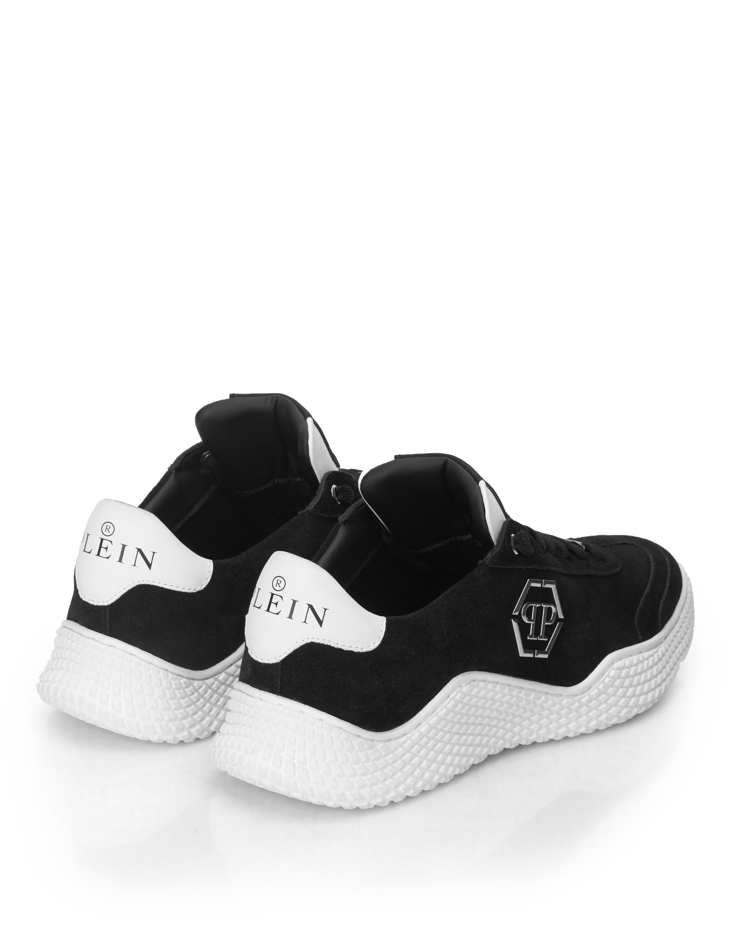 Baskets basses ' Hexagon ' Philipp Plein en noir