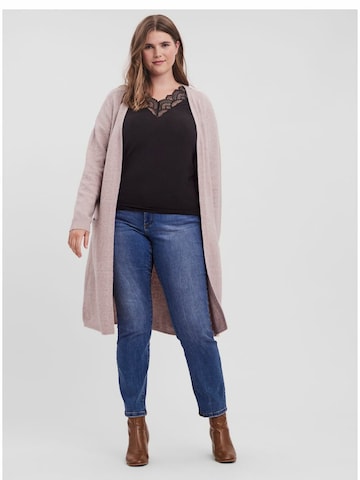 Vero Moda Curve Strickjacke 'Doffy' in Lila