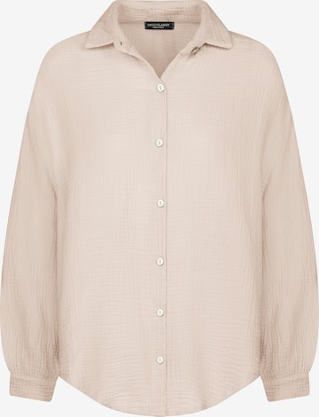 SASSYCLASSY Blus i beige: framsida