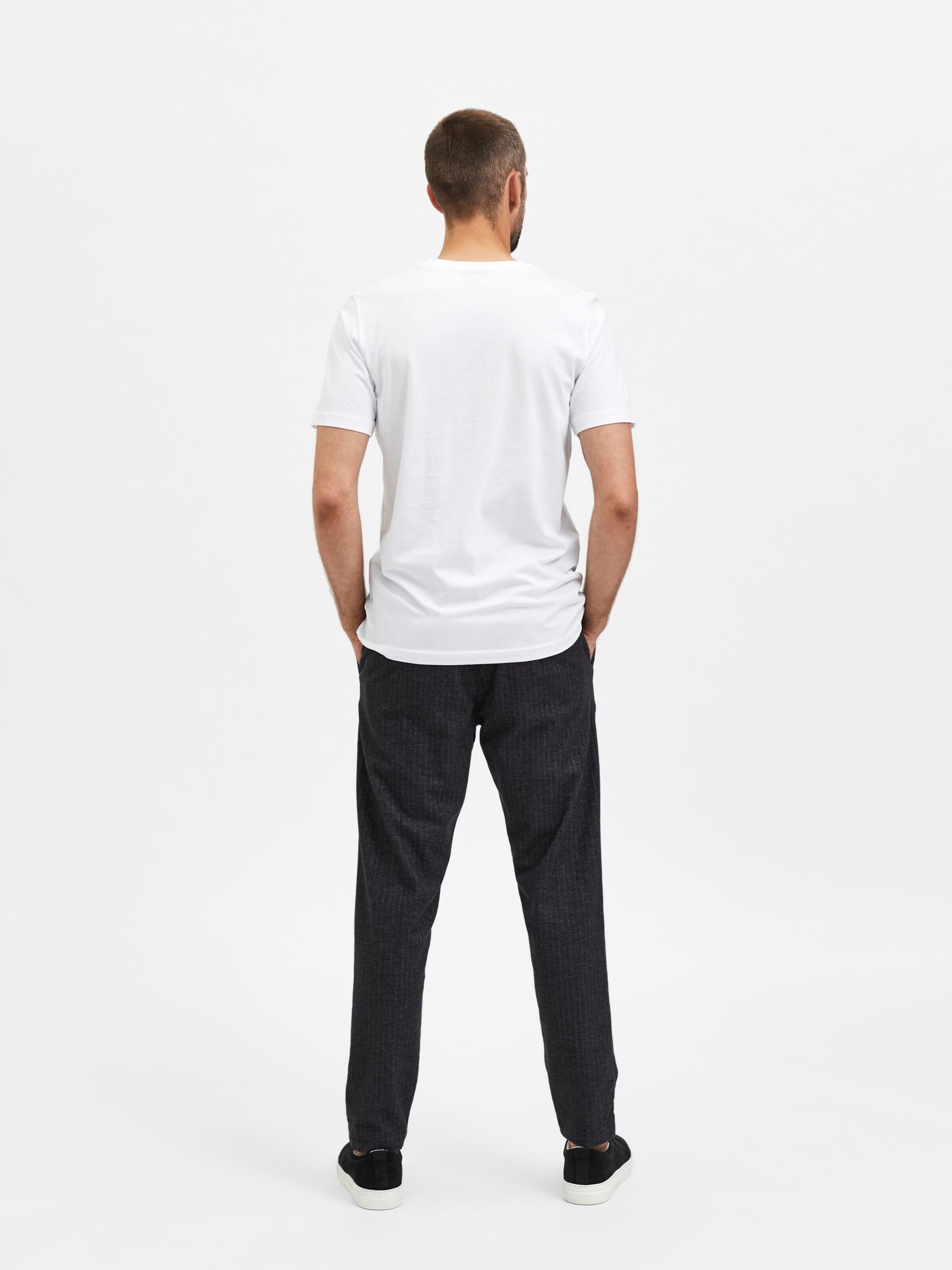 Männer Shirts SELECTED HOMME T-Shirt 'Cormac' in Offwhite - LL68292 Männer Shirts SELECTED HOMME T-Shirt 'Cormac' in Offwhite - LL68292
