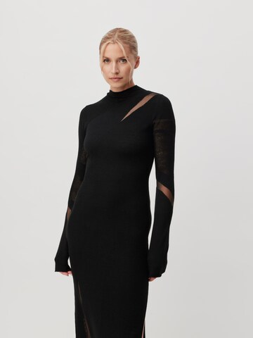 LeGer by Lena Gercke Трикотажное платье 'Lenio' в Черный