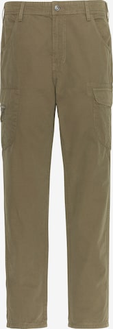 Regular Pantalon Schott NYC en vert : devant