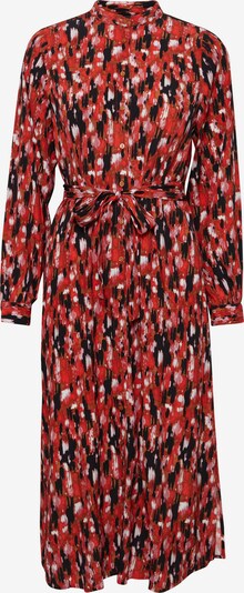 ICHI Robe-chemise 'ULLA MAY' en rouille / rouge / noir / blanc, Vue avec produit