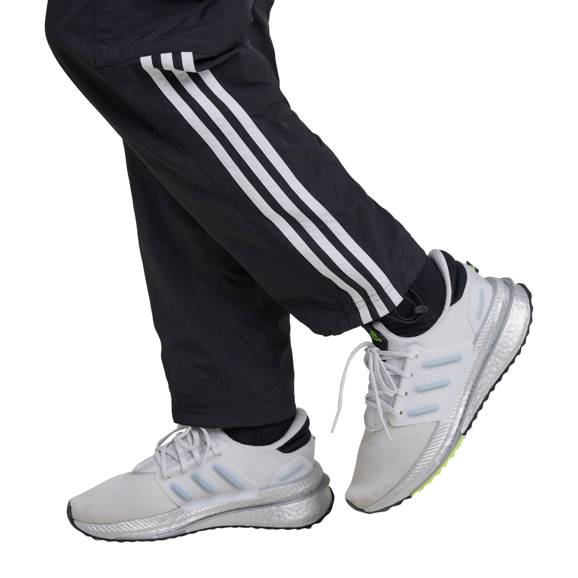 ADIDAS SPORTSWEAR Loosefit Sportovní kalhoty 'JAM' – černá