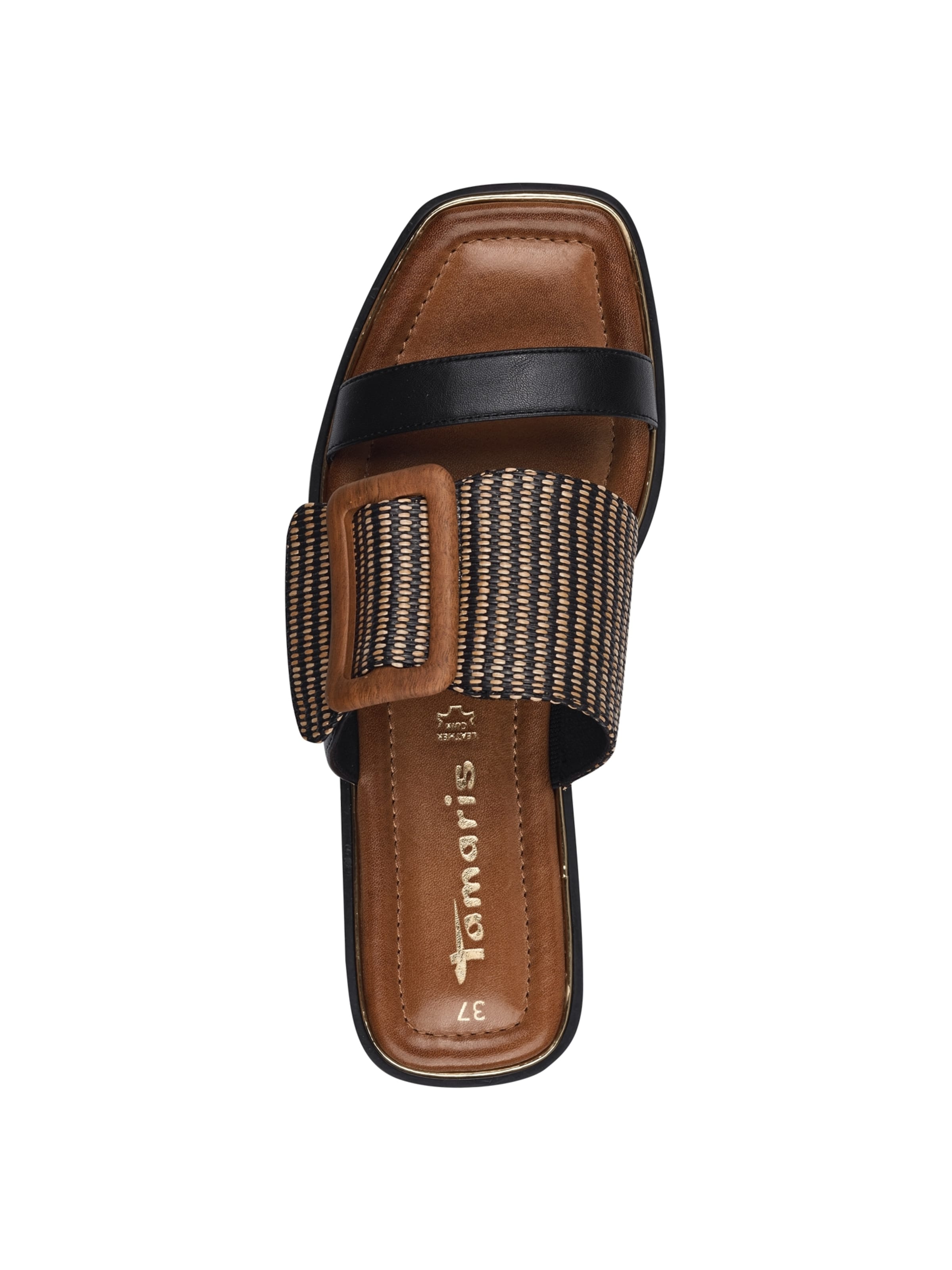 Tamaris Pantolette in Schwarz
